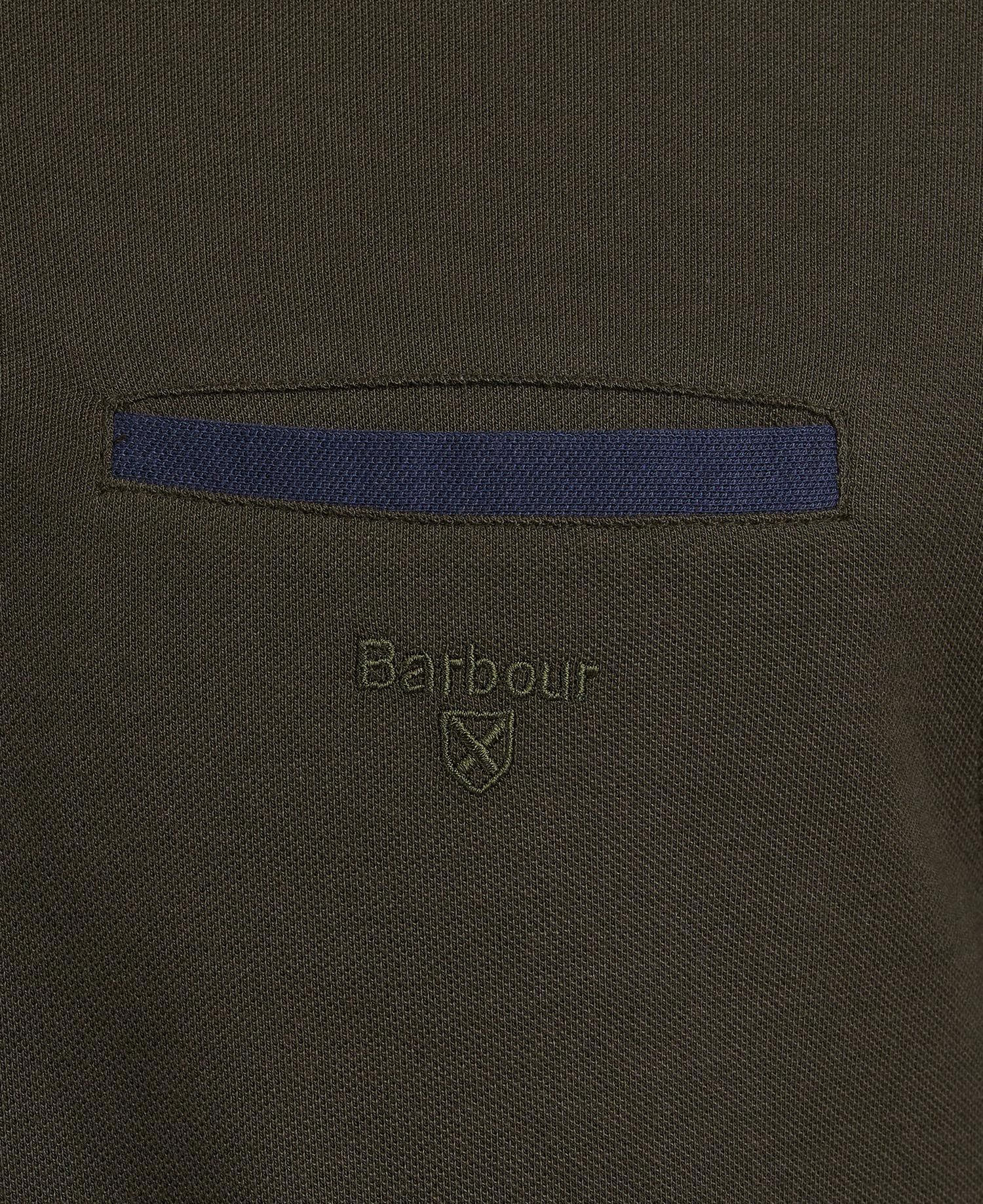 Barbour Essential Long Sleeve Pocket Polo Shirt