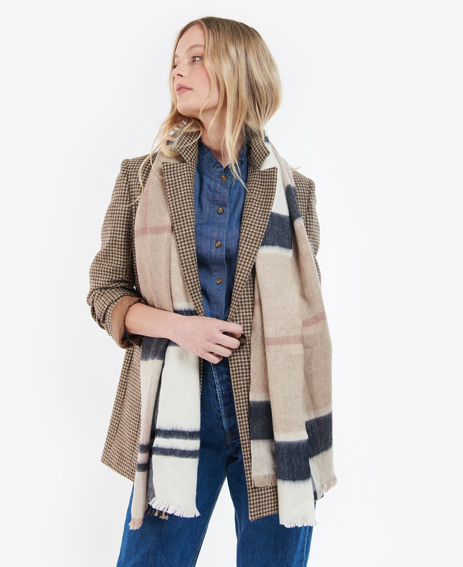 Barbour Rosefield Tartan Scarf