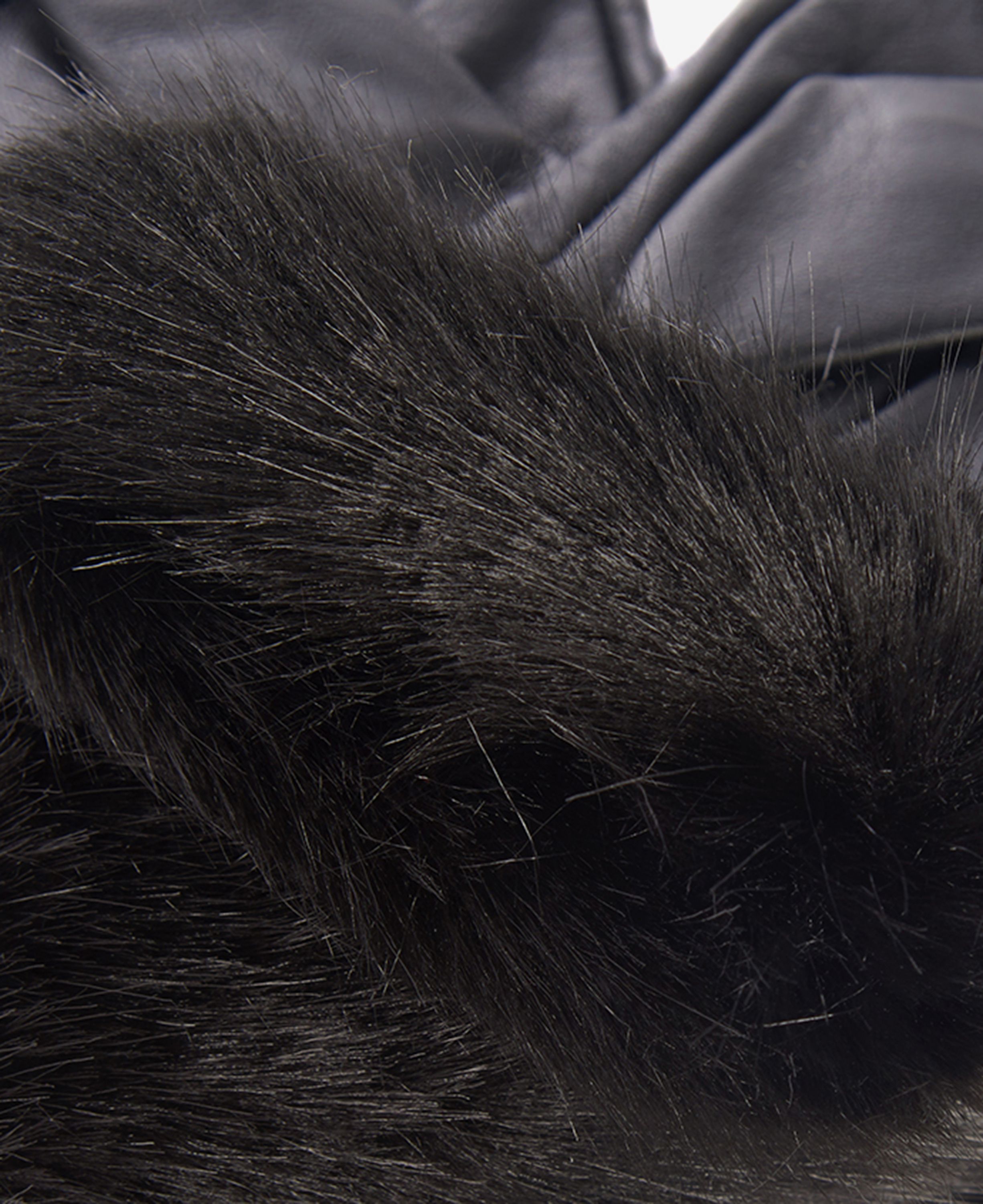 Barbour Faux Fur Trimmed Leather Gloves