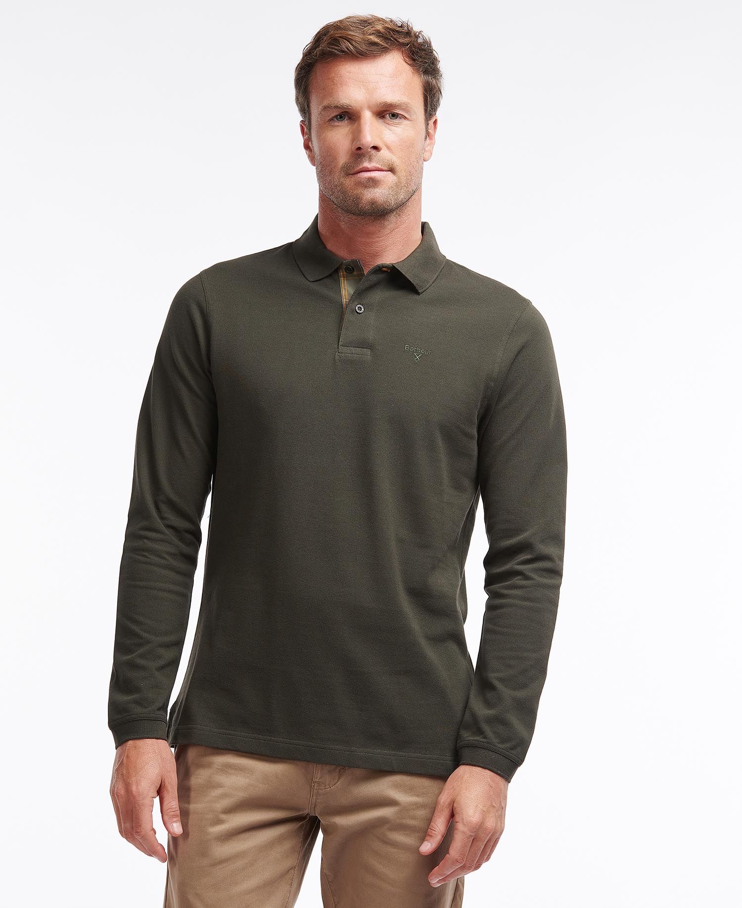 Barbour Long-Sleeved Sports Polo