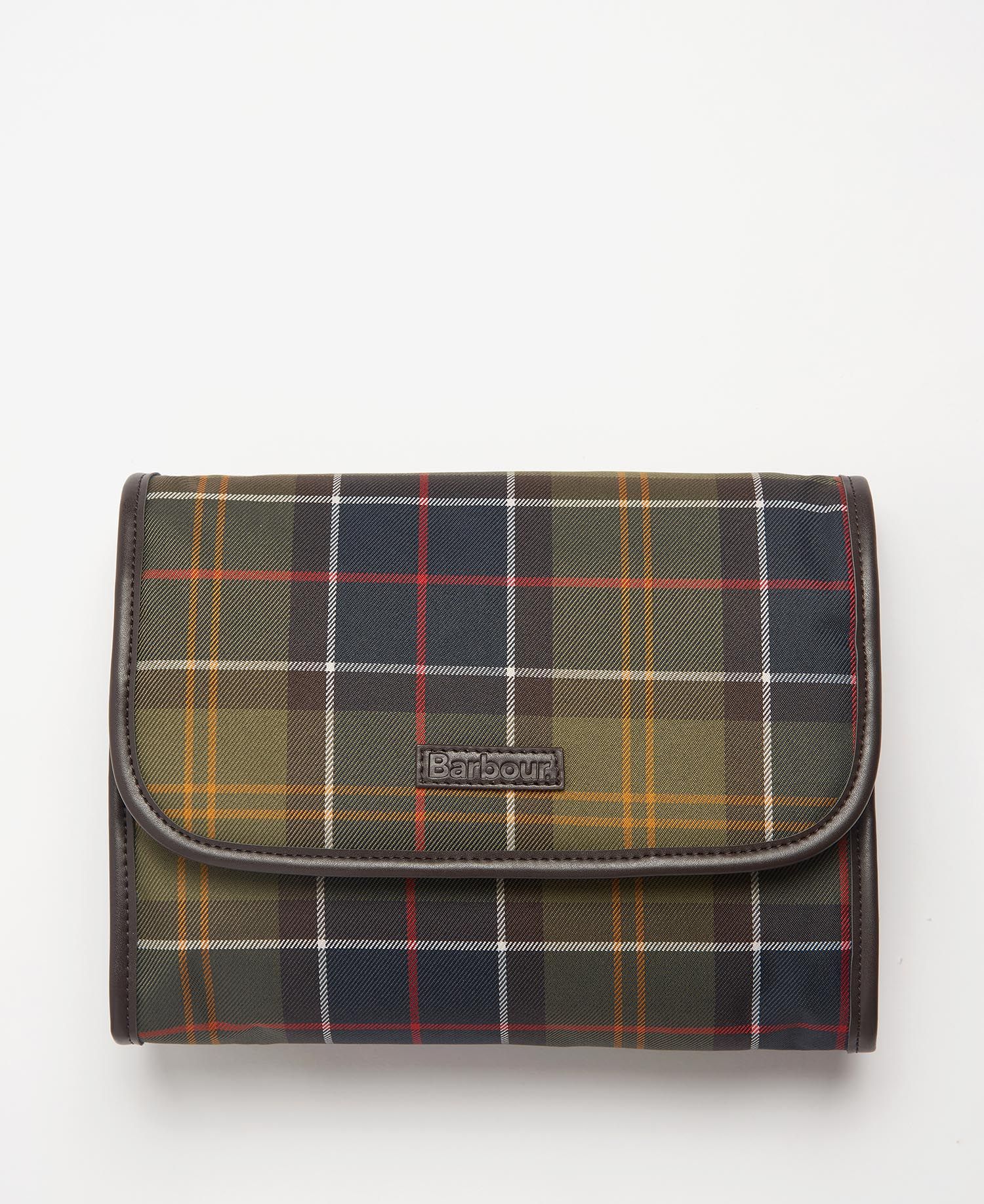 Barbour Tartan Hanging Washbag