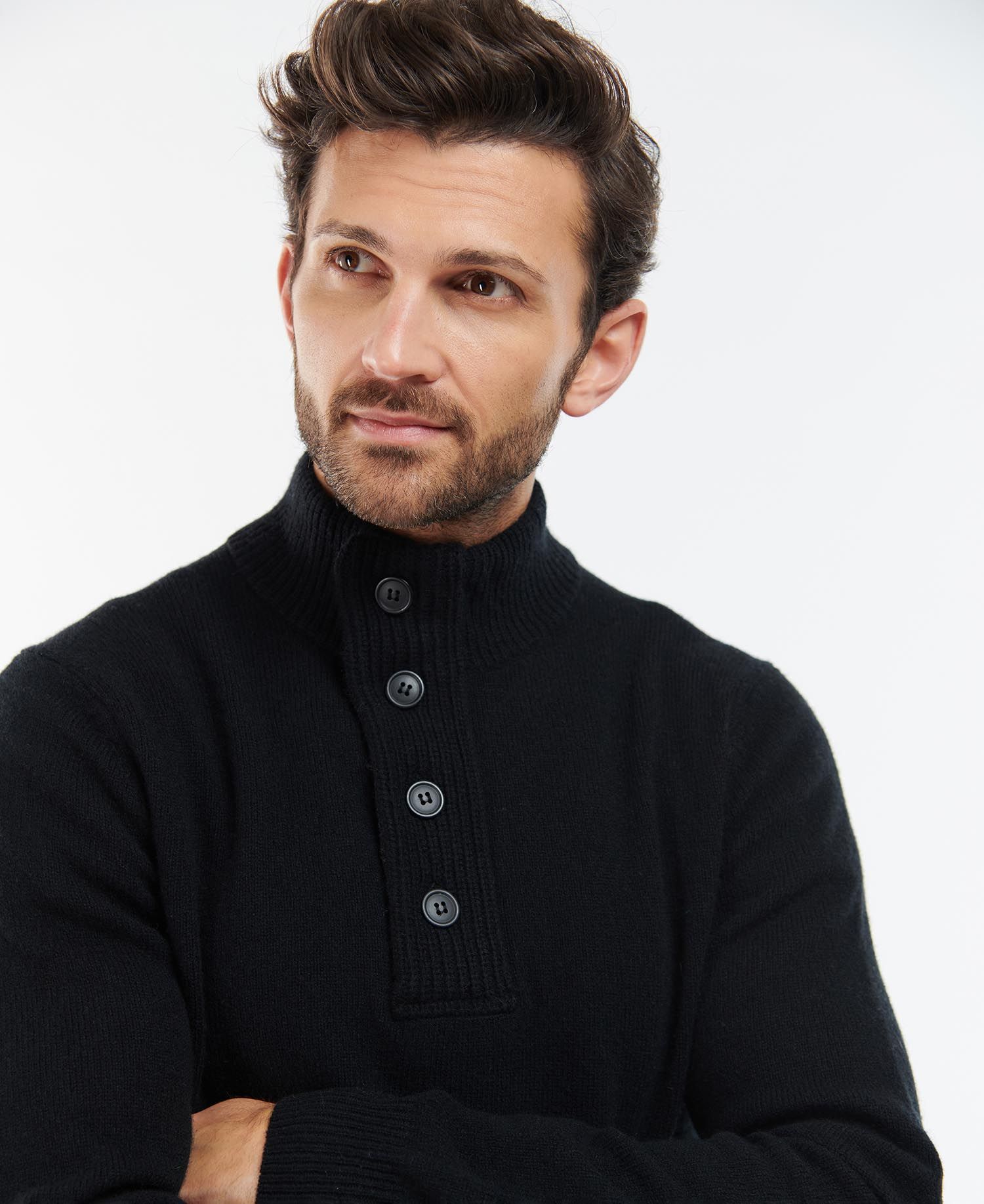 Barbour Essential Elbow Patch SweatShirt