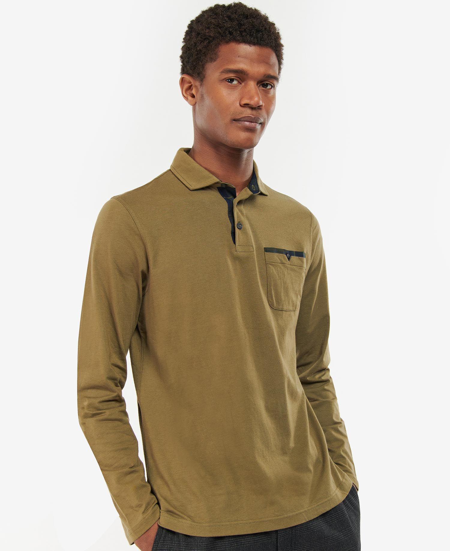 Barbour Long Sleeve Corpatch Polo Shirt