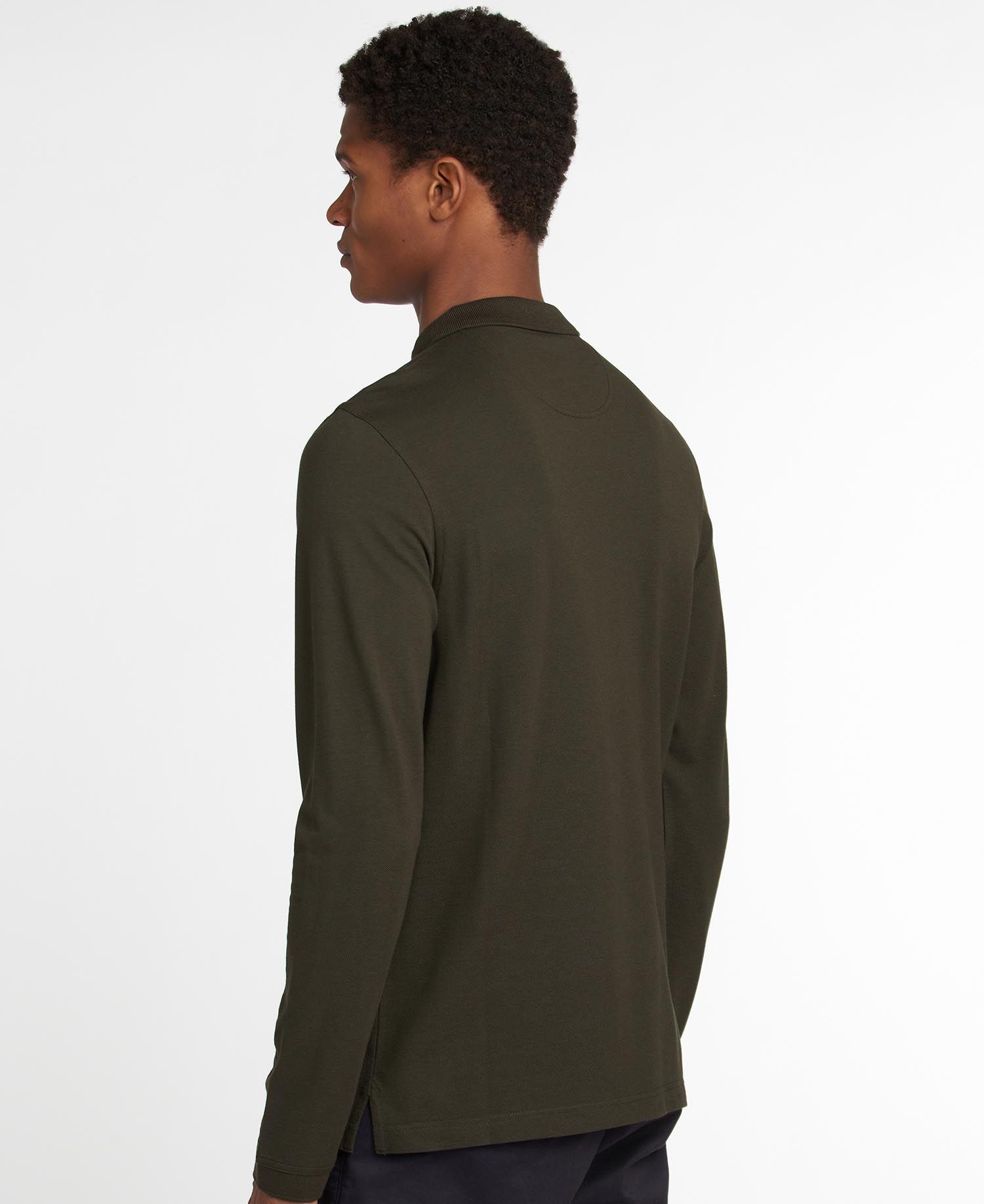 Barbour Essential Long Sleeve Pocket Polo Shirt