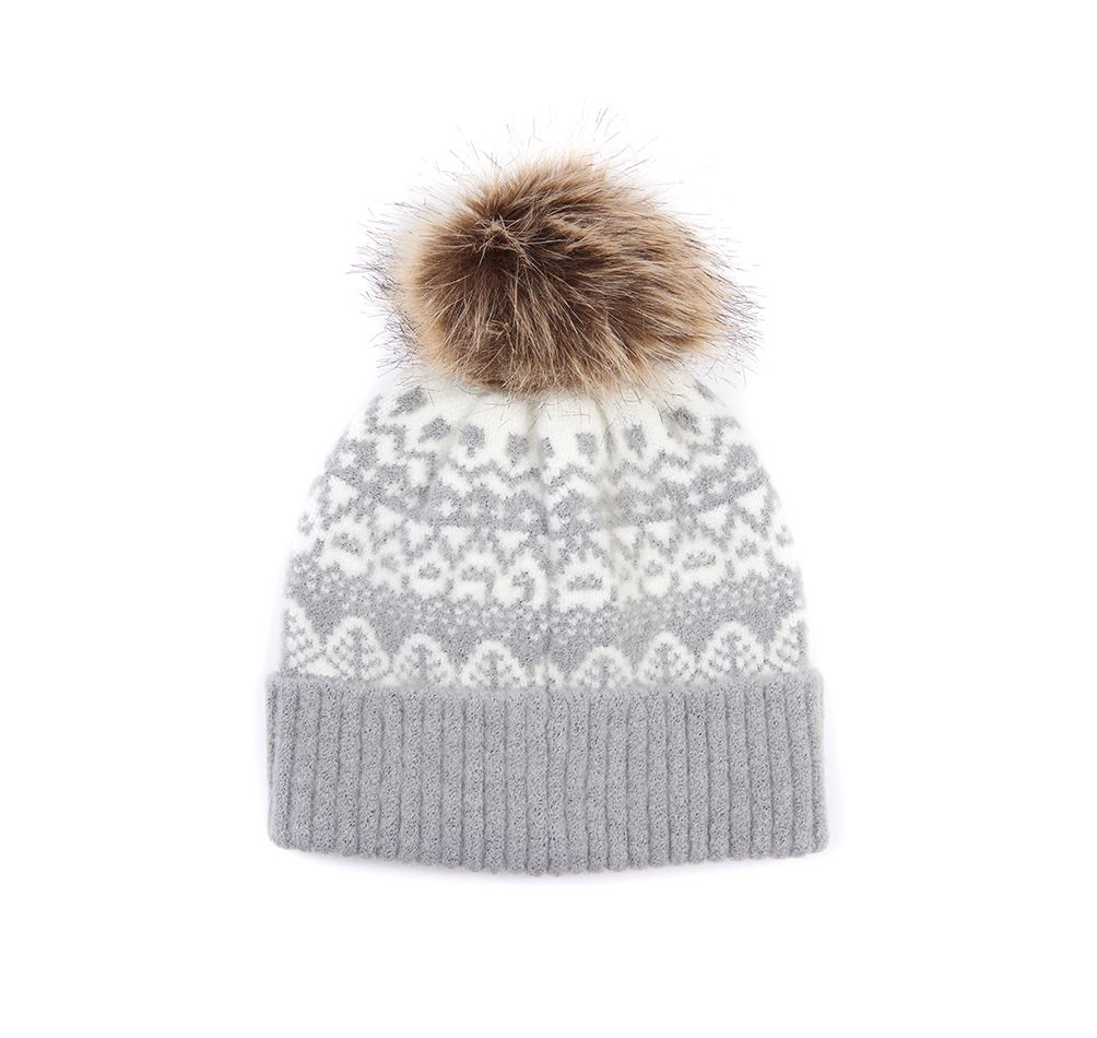 Barbour Alpine Fairisle Pom Beanie