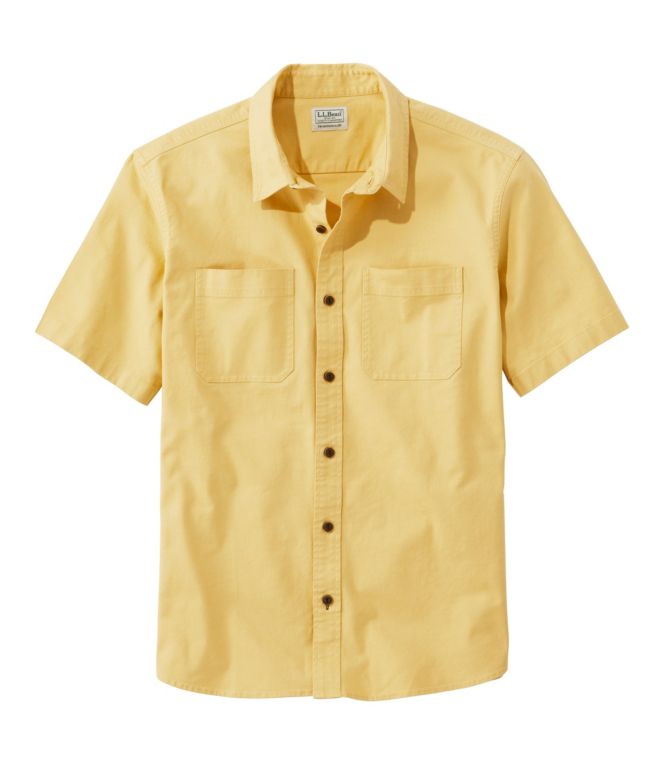 Men's BeanFlex? Twill Shirt, Traditional Untucked Fit, Short-Sleeve