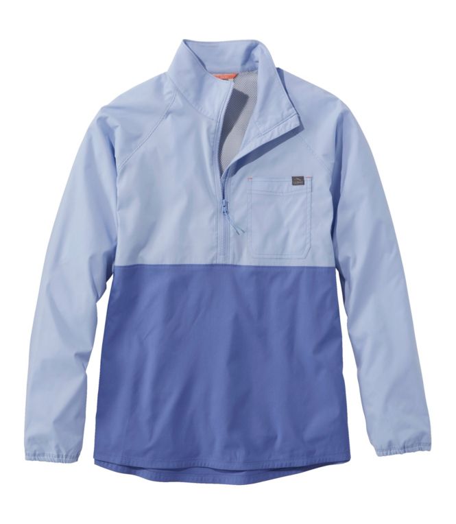 Women's Everyday SunSmart? Woven Shirt, Quarter-Zip Pullover Colorblock