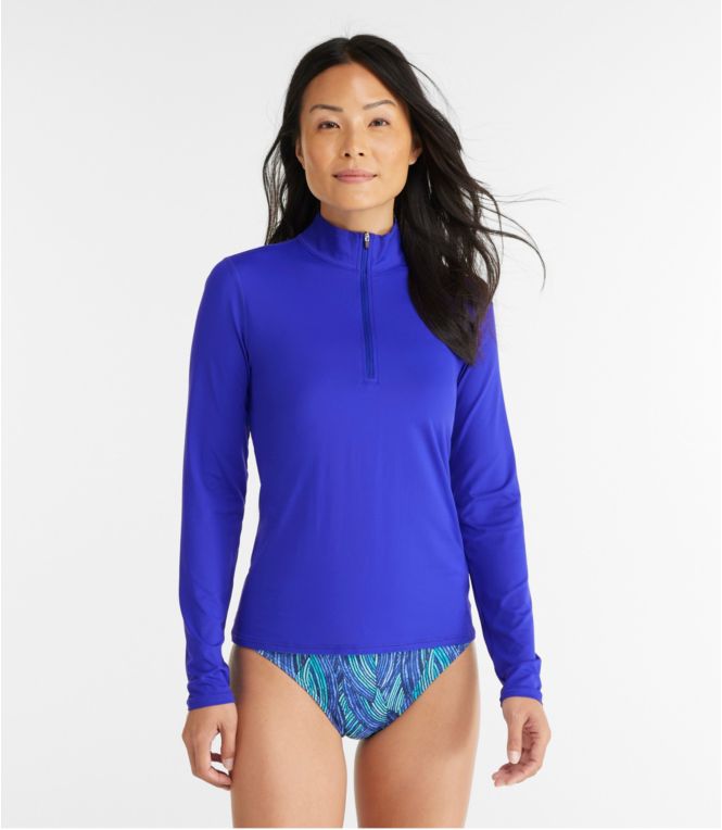 Women's SunSmart? UPF 50+ Sun Shirt, Quarter-Zip