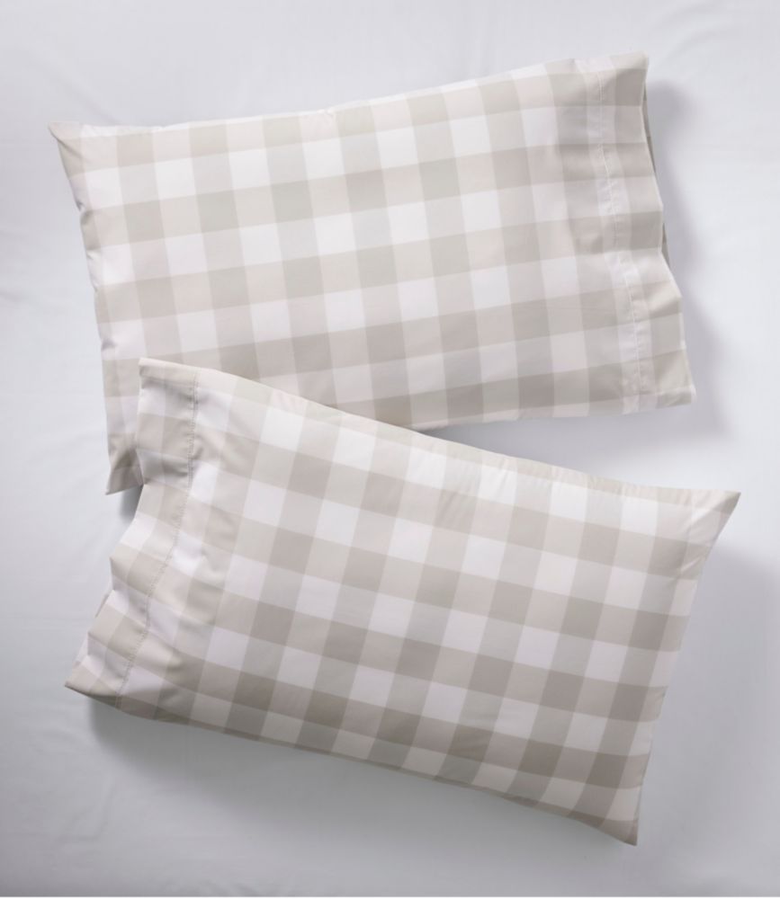 280-Thread-Count Pima Cotton Percale Sheet Set, Check