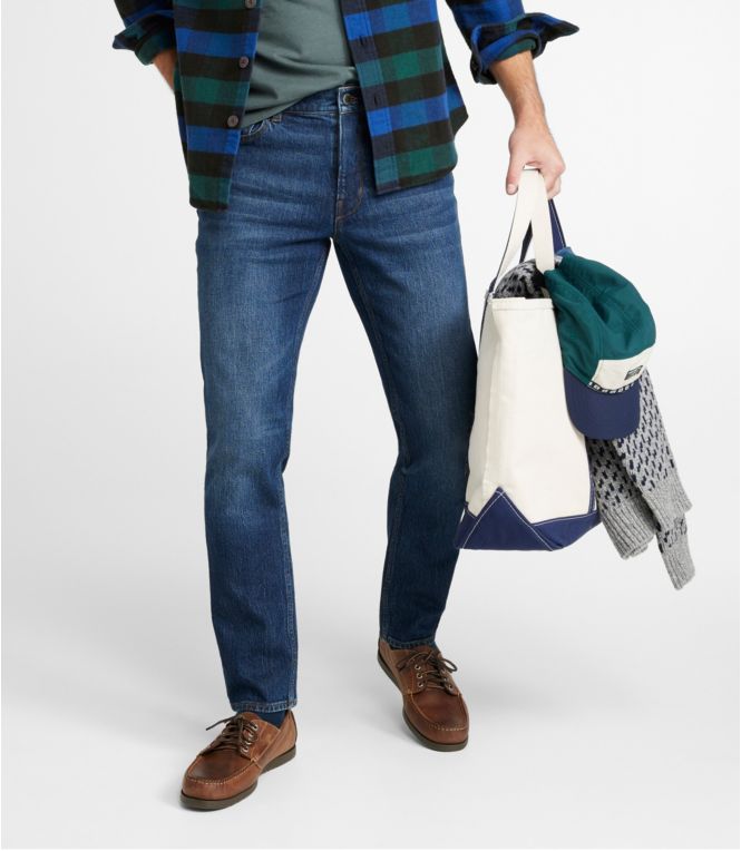 Men's Signature Heritage Denim, Classic Fit, Tapered Leg