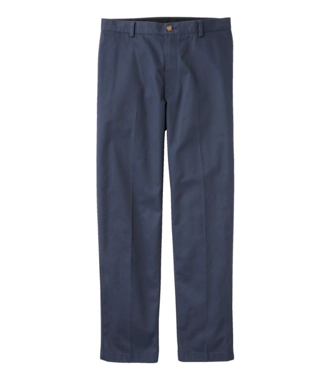 Men's Wrinkle-Free Double L? Chinos, Classic Fit, Plain Front