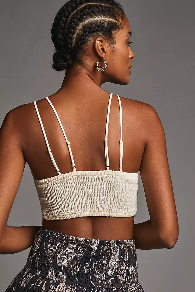 The Viviette Lace Bra Top SOY MILK