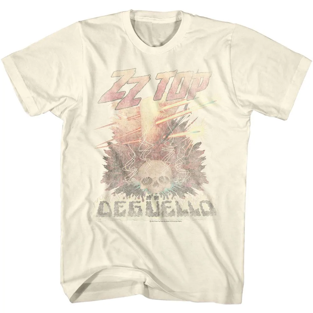 ZZ TOP Eye-Catching T-Shirt, Deguello Fade