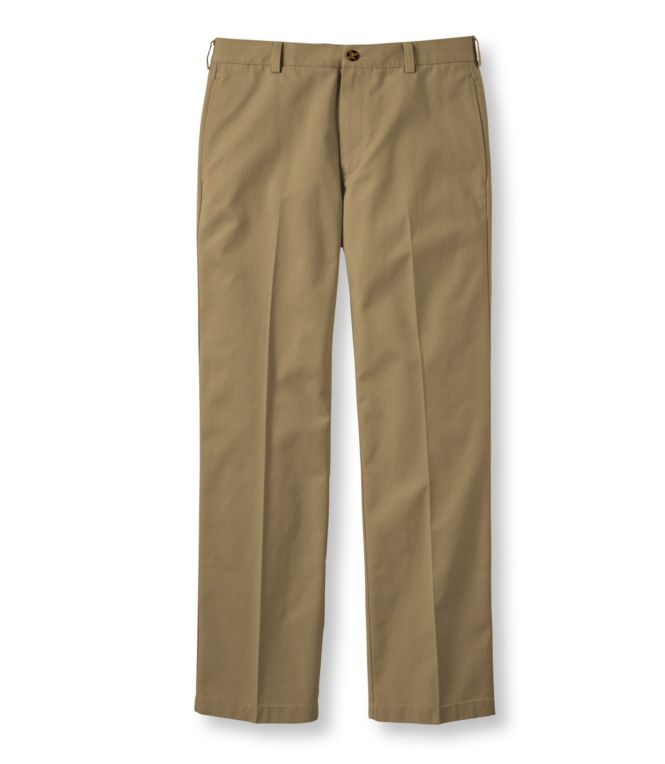 Men's Wrinkle-Free Double L? Chinos, Standard Fit, Plain Front