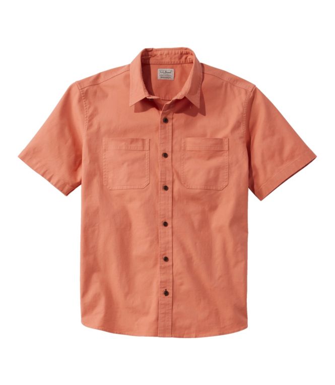 Men's BeanFlex? Twill Shirt, Traditional Untucked Fit, Short-Sleeve