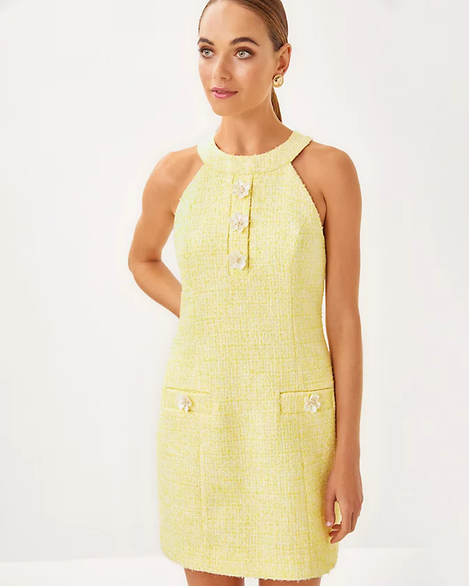 Margarete Boucle Skirted Romper