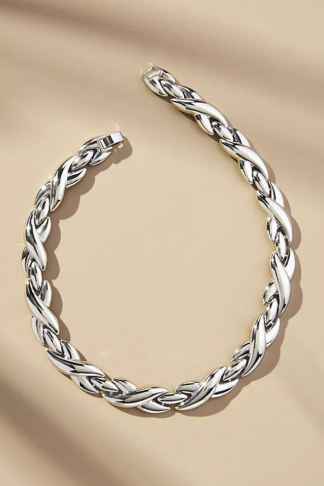 Braided Necklace SILVER