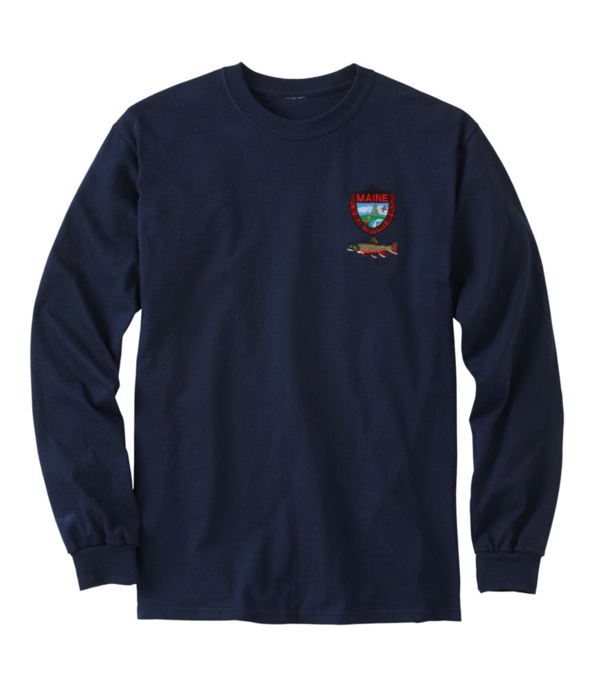 Men's MIF&W Tee, Long-Sleeve Brook Trout