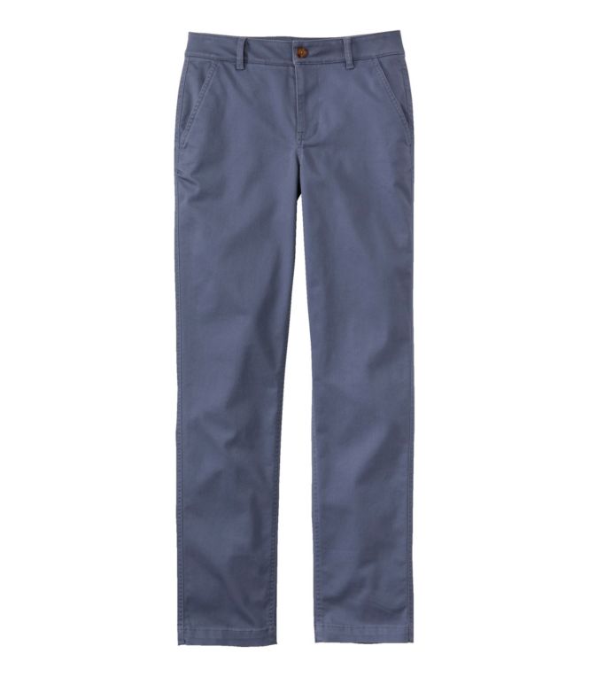 Women's Comfort Stretch Pants, Mid-Rise Straight-Leg Chino