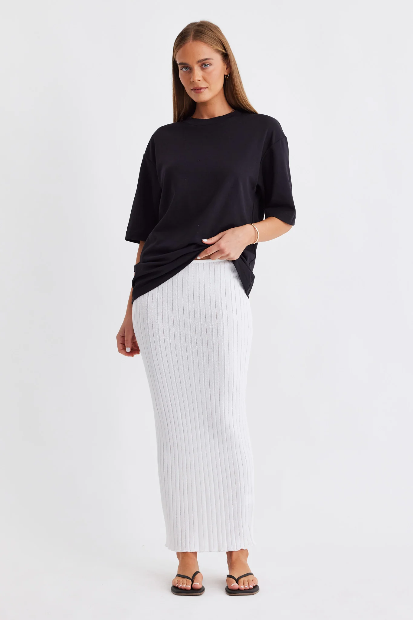 RIBBED SKIRT