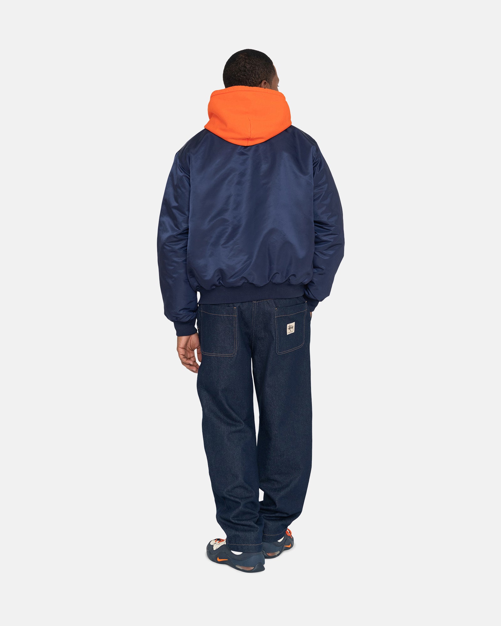 NY CHAPTER SATIN VARSITY JACKET