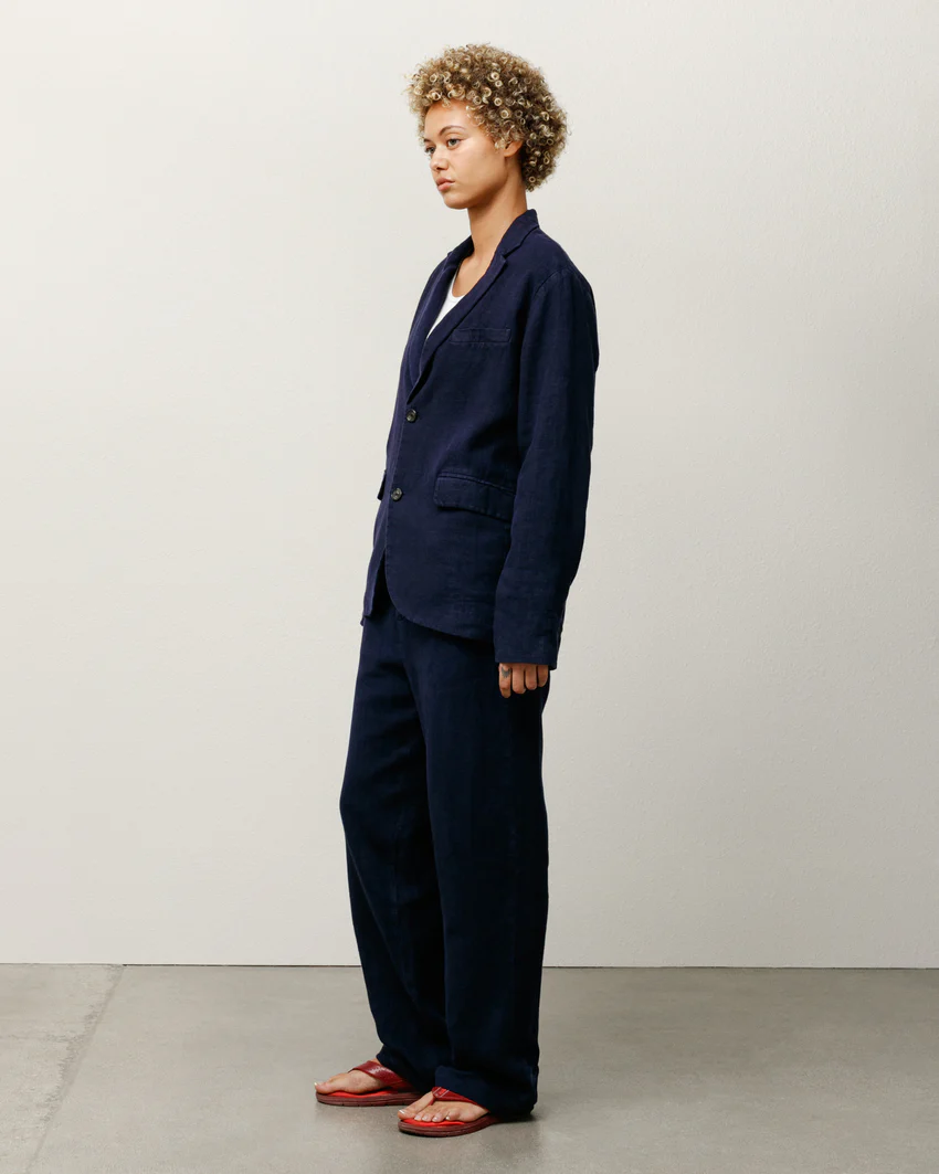 RELAXED TROUSER TEXTURED LINEN