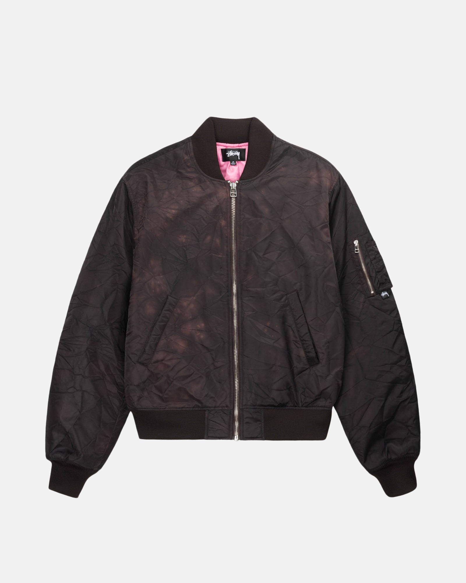 DYED NYLON BOMBER