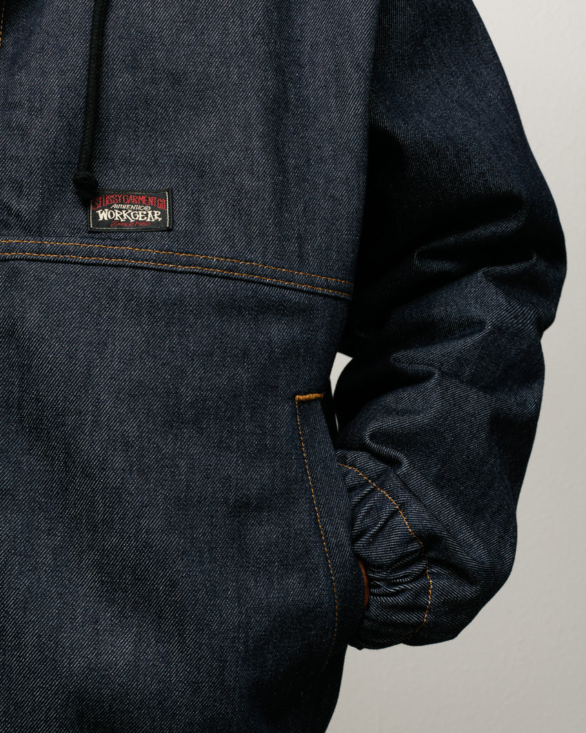 INSULATED WORK JACKET RAW DENIM