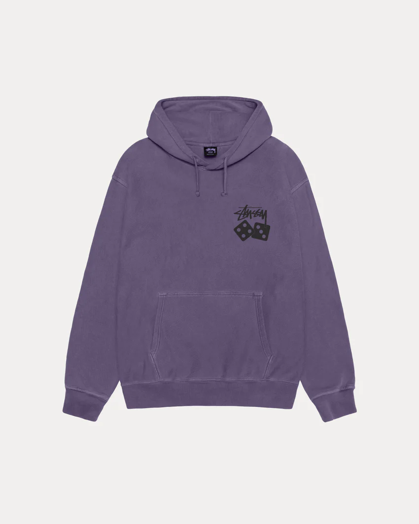 DICE HOODIE PIGMENT DYED
