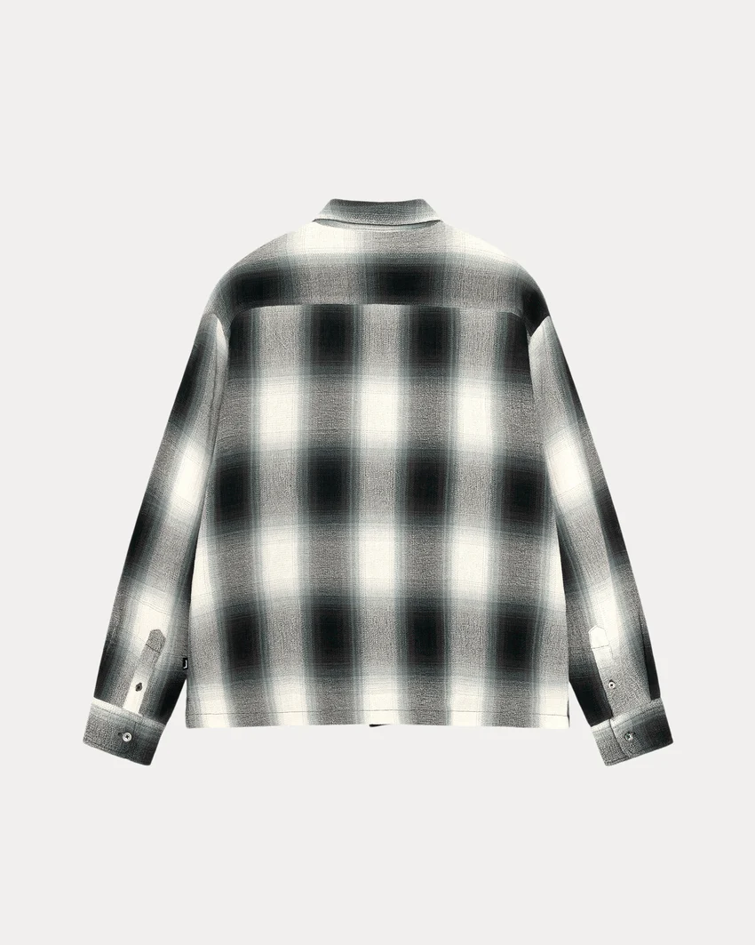 LOOSE WEAVE PLAID SHIRT