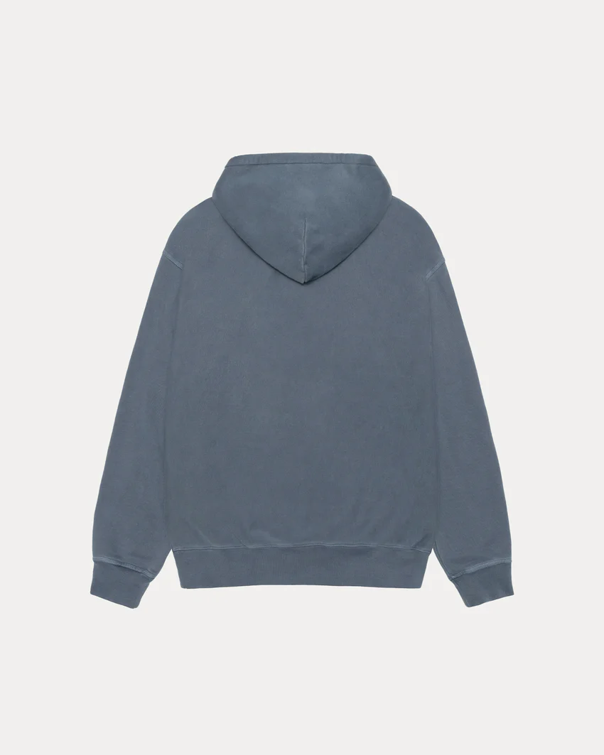 JUMBO ZIP HOODIE PIGMENT DYED
