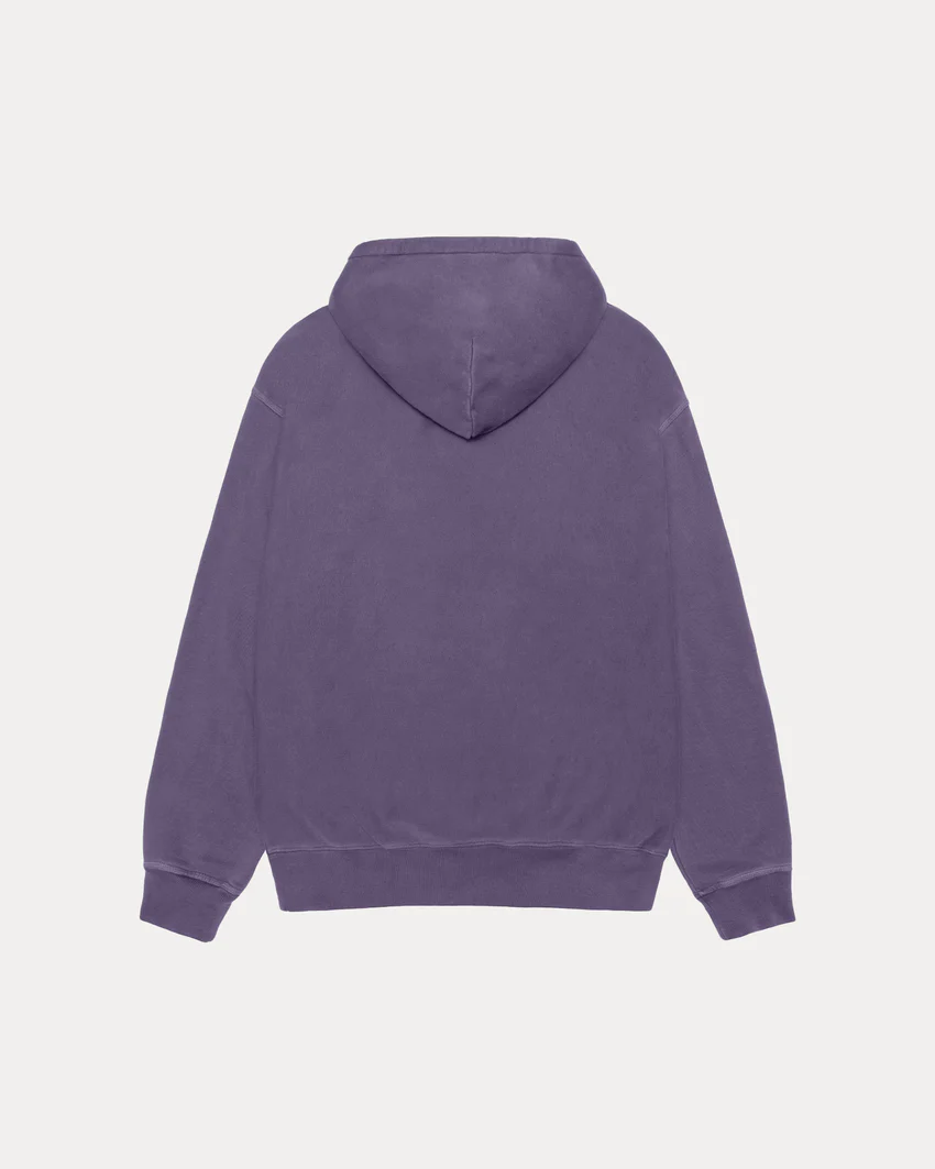 JUMBO ZIP HOODIE PIGMENT DYED