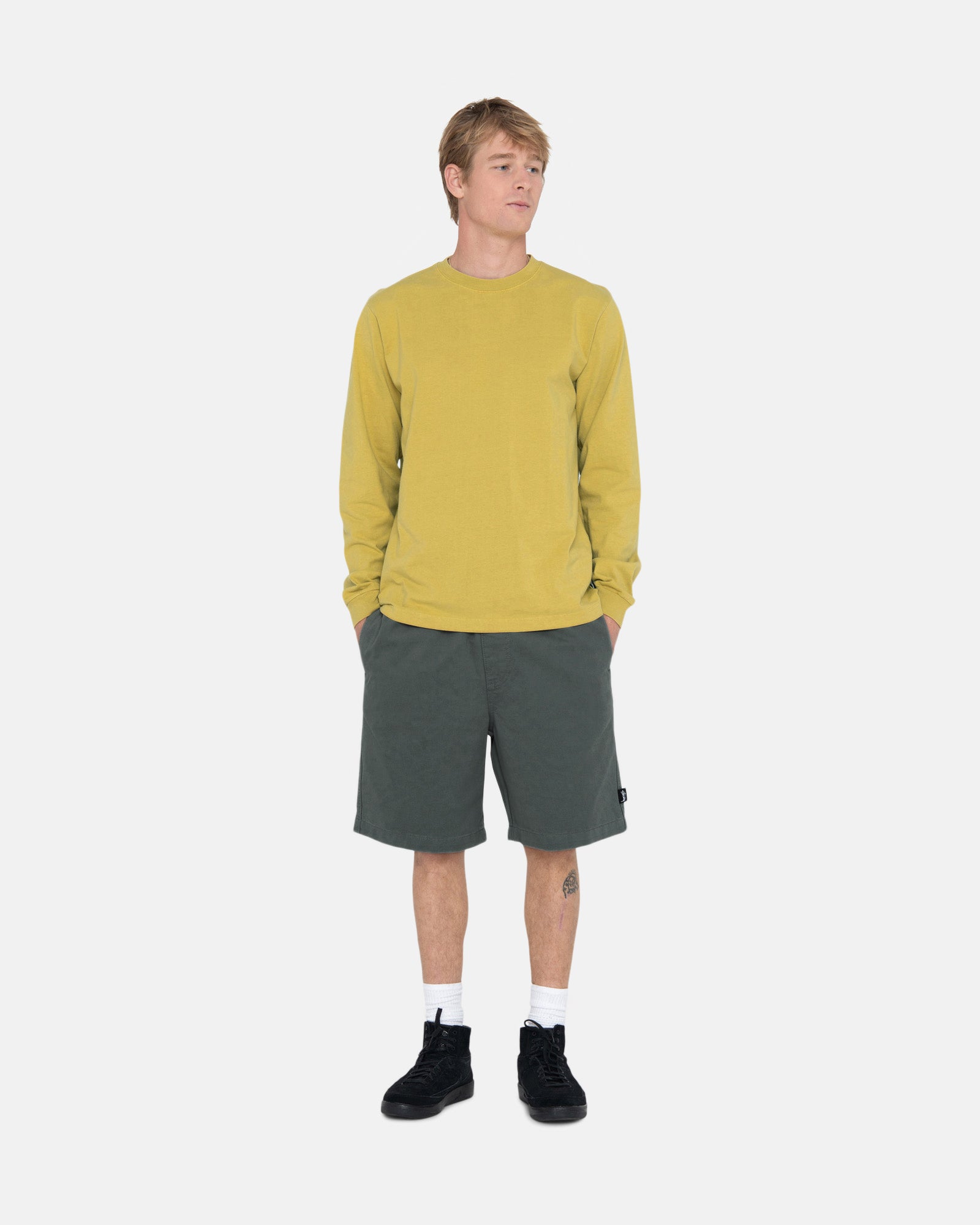 HEAVYWEIGHT PIGMENT DYED LS CREW