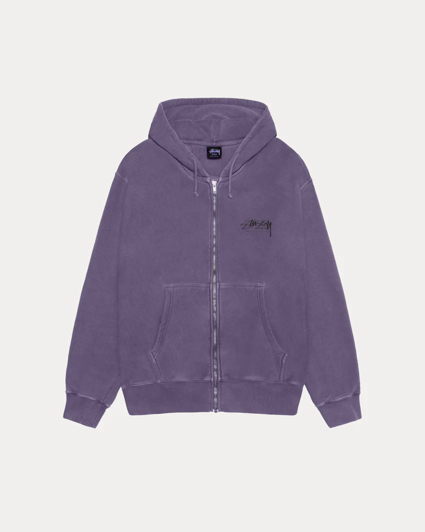 MODERN AGE ZIP HOODIE PIGMENT DYED