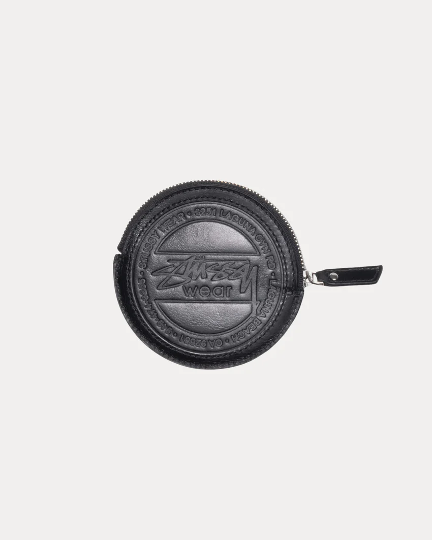 SURF DOT LEATHER POUCH