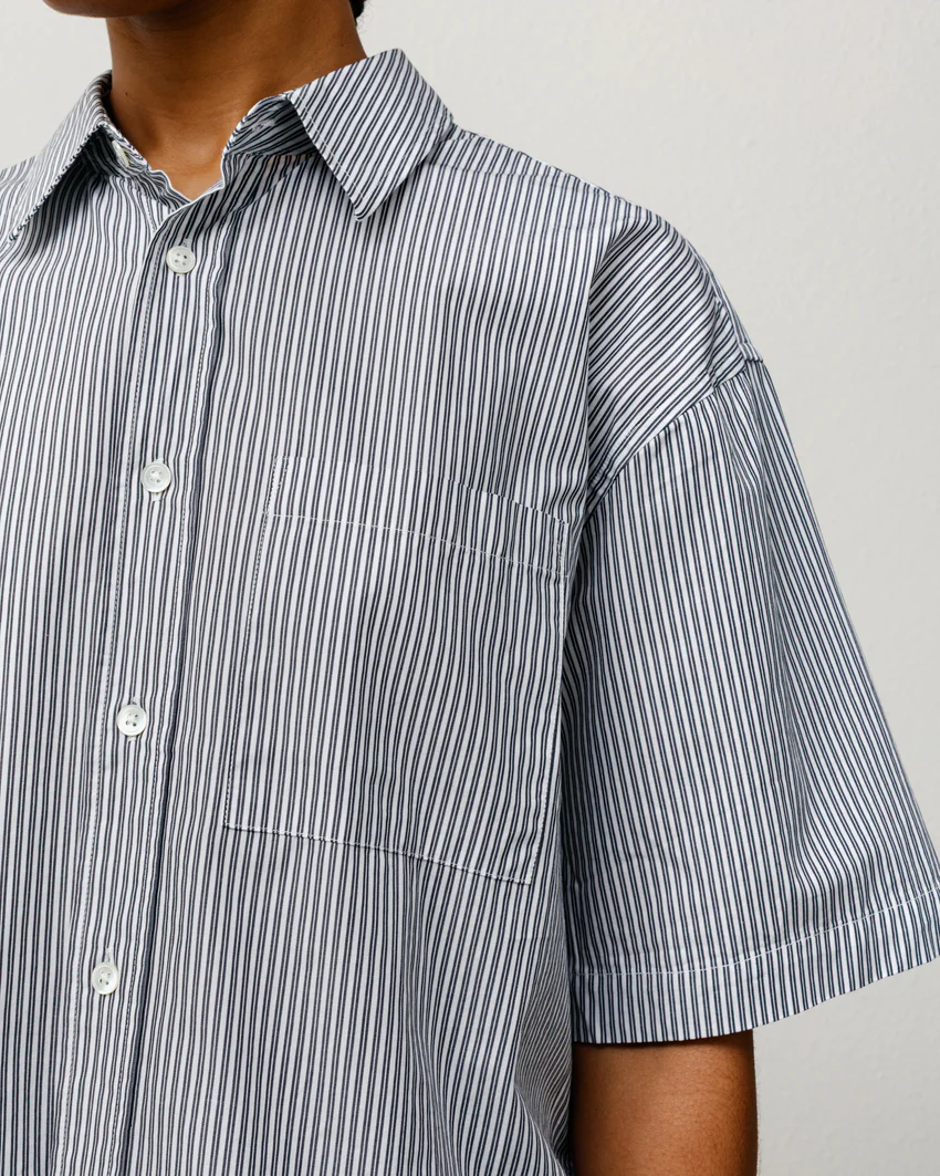 BOXY SS SHIRT 8 BALL STRIPE