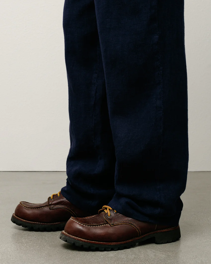RELAXED TROUSER TEXTURED LINEN