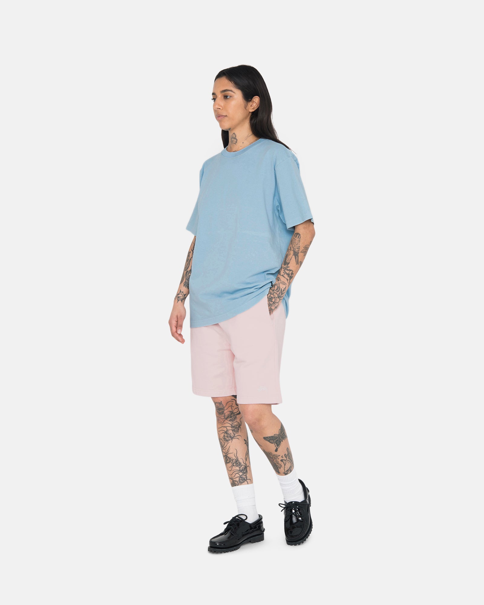 OVERDYED STOCK LOGO SWEAT SHORT