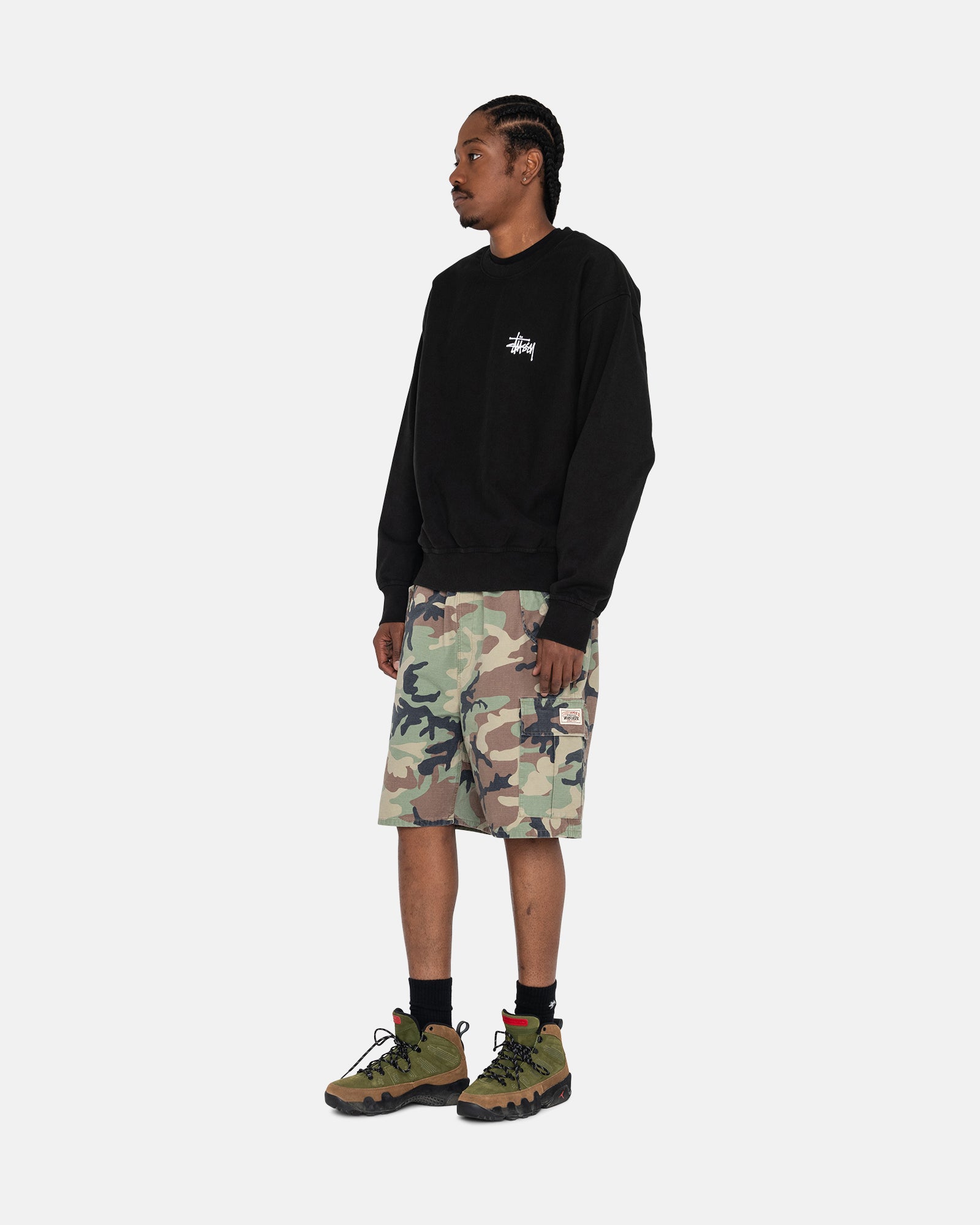 BASIC STüSSY PIGMENT DYED CREW