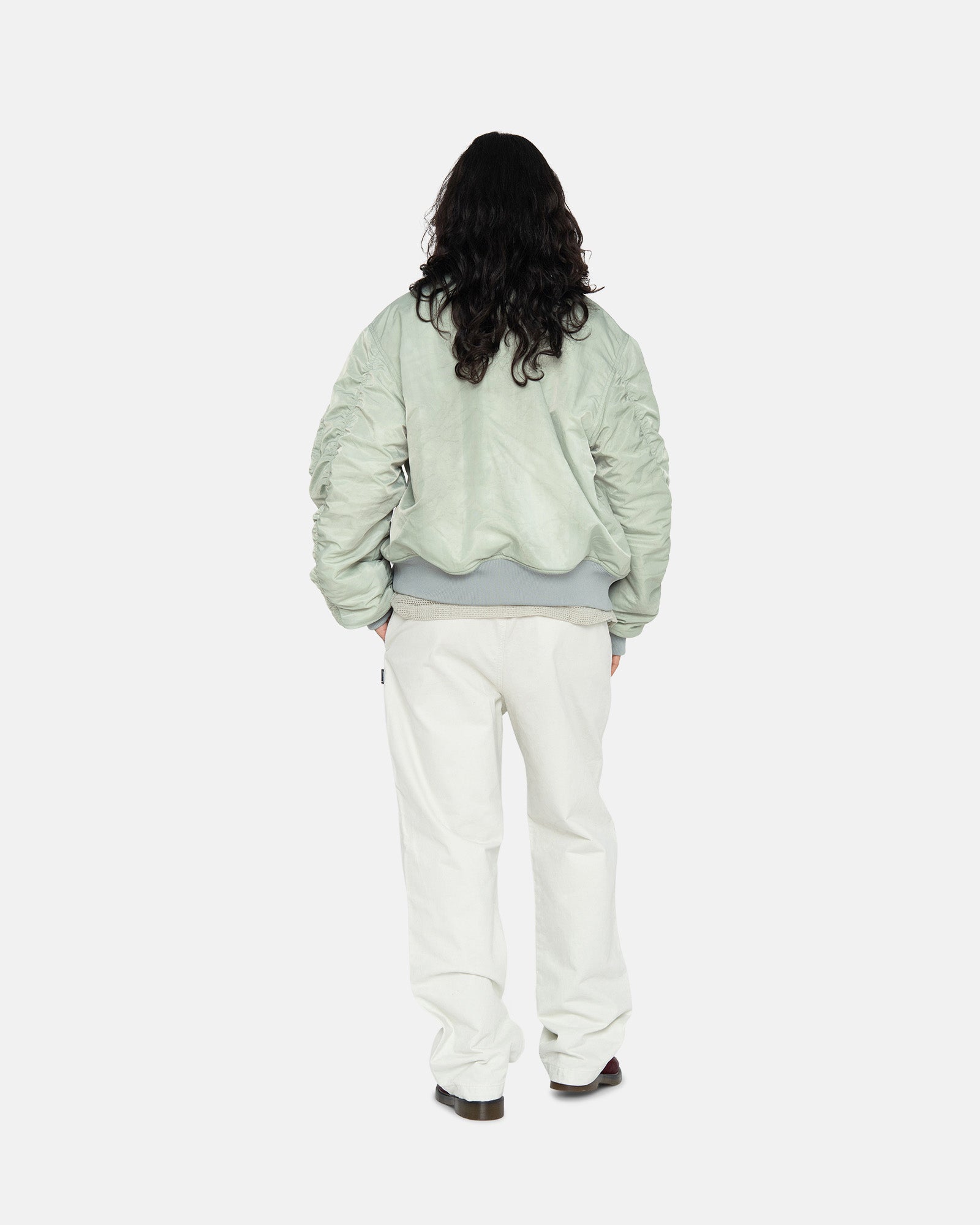 DYED NYLON BOMBER