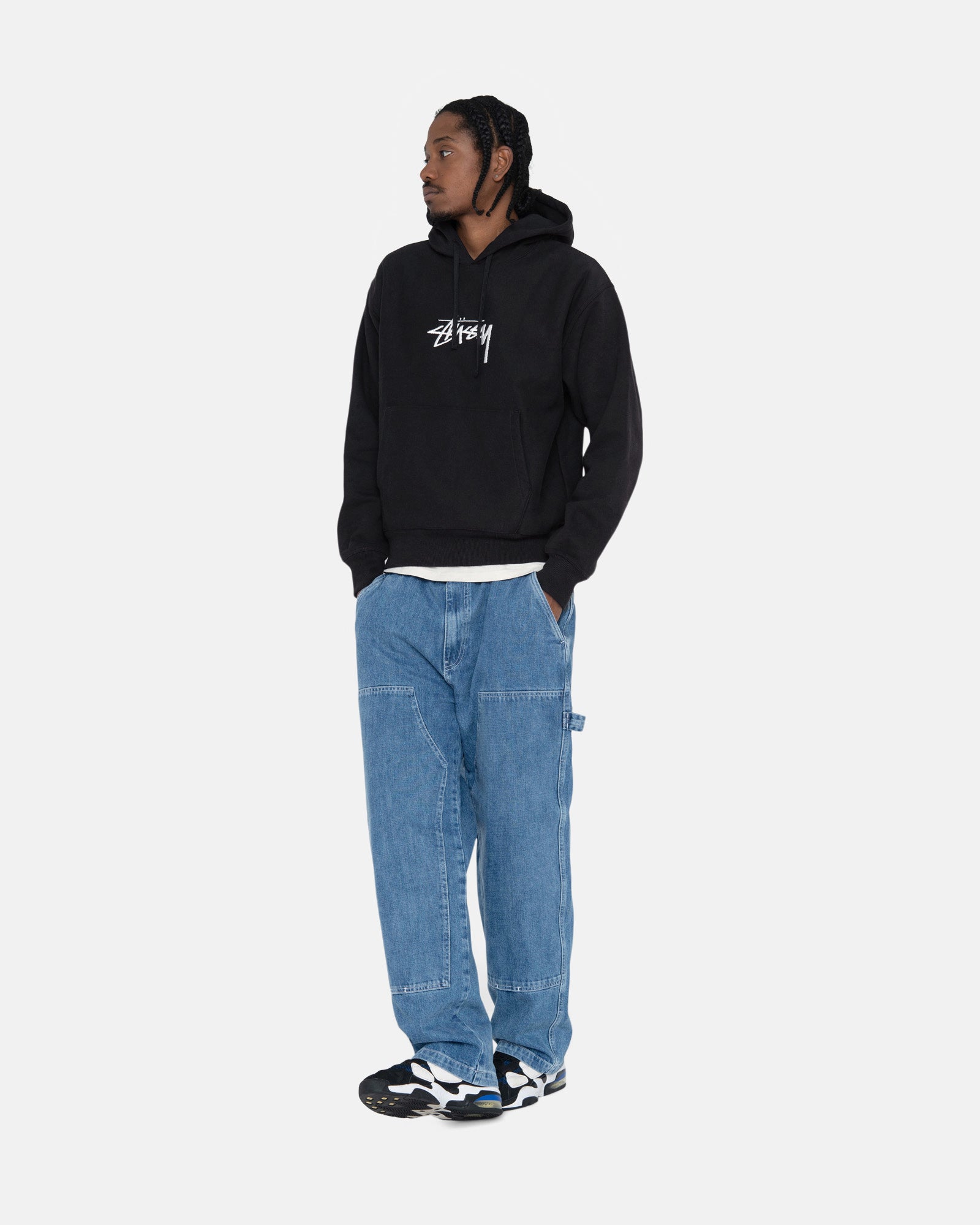 STOCK LOGO APPLIQUE HOODIE