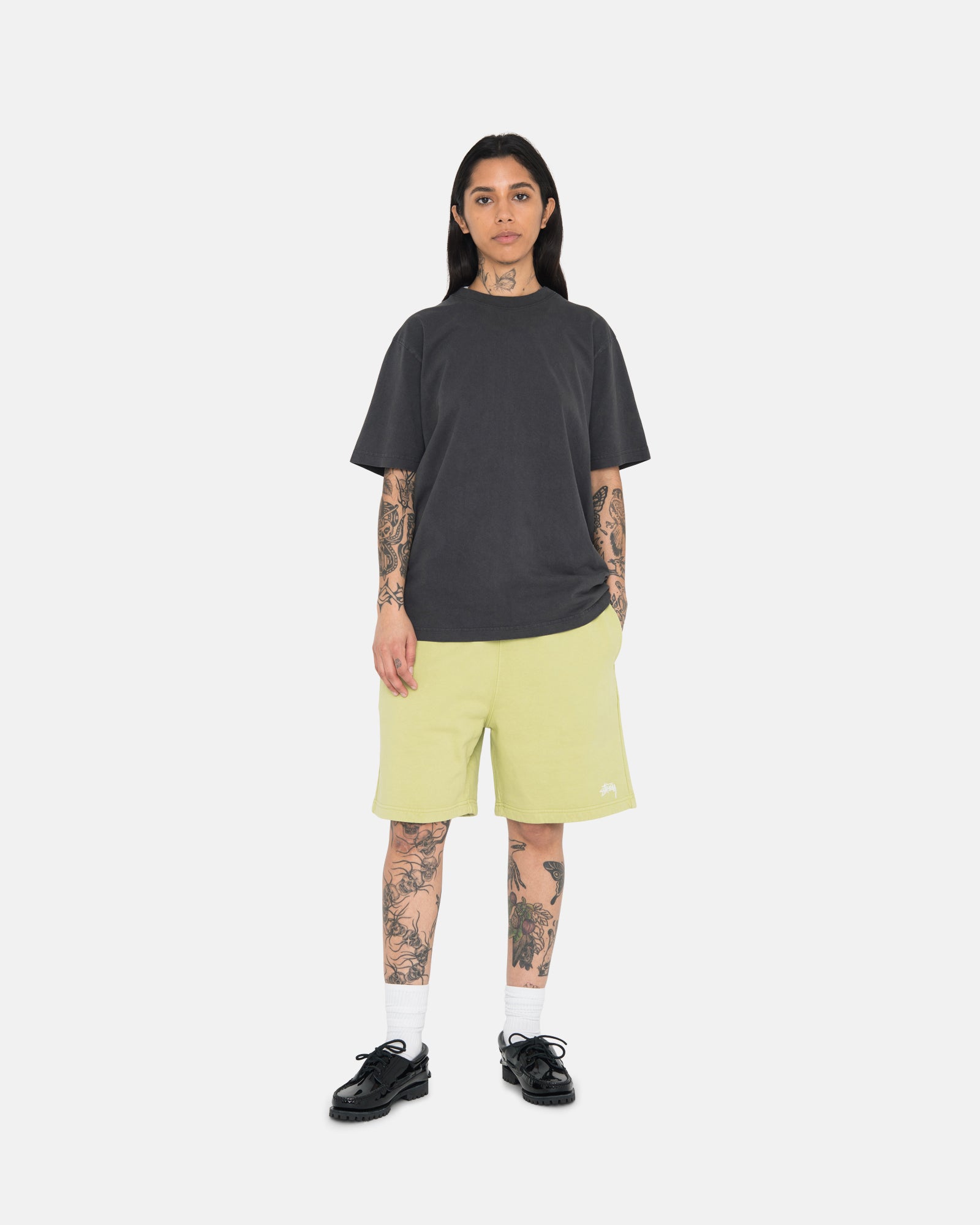 OVERDYED STOCK LOGO SWEAT SHORT