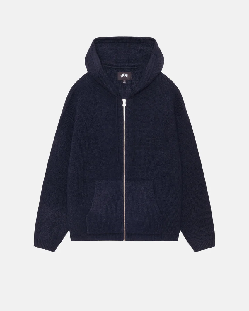 HOODED ZIP SWEATER