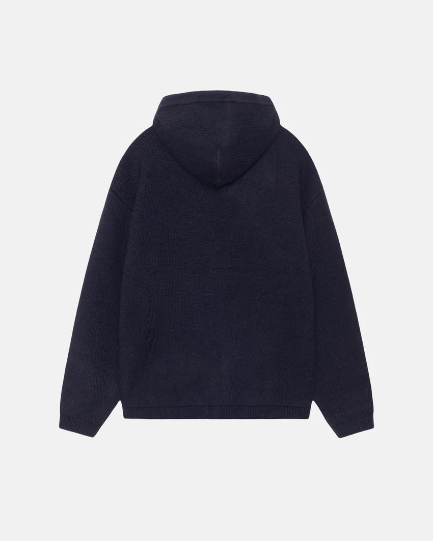 HOODED ZIP SWEATER