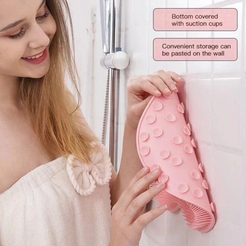 Shekie Shower Foot & Back Scrubber Massage Pad