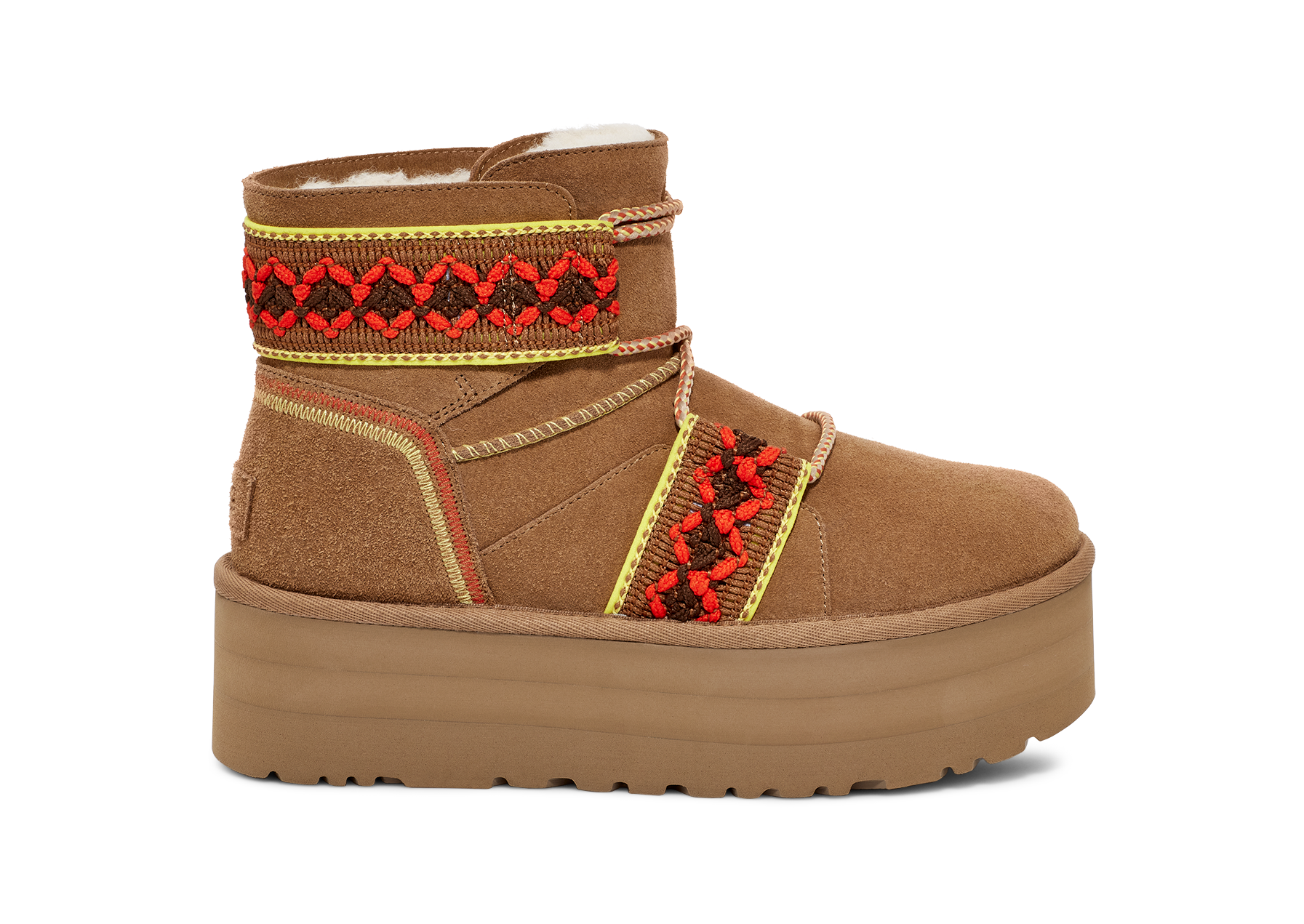 UGG® Classic Mini II Braid Platform
