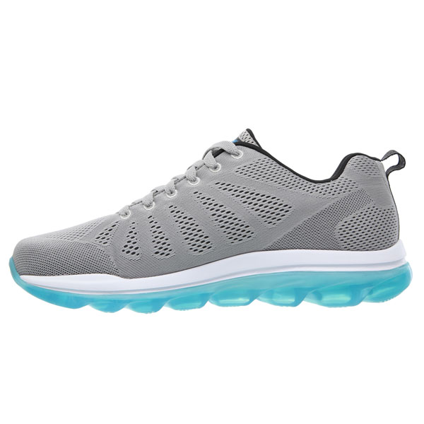 Men Extra Wide Fit (4E) Shoes - Game Changer Light Gray/Blue
