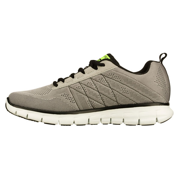 Men Extra Wide Fit (4E) Shoes - Power Switch Light Gray/Black