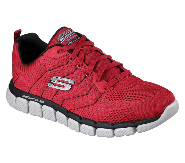 Men Skech-Flex 2.0 - Milwee Red/Black