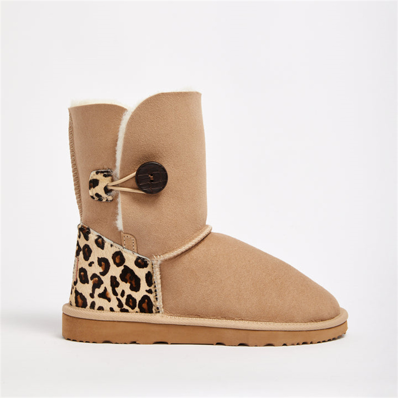 UGG® Women's Burleigh Button Mid Baby Leopard